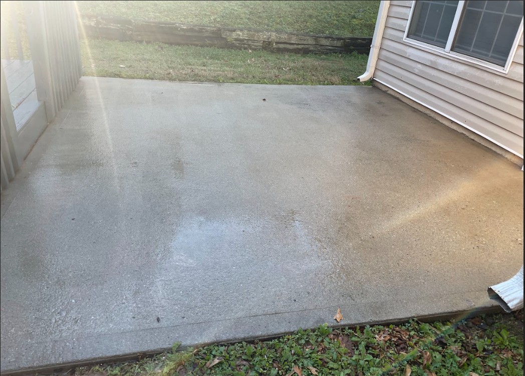Concrete patio cleaning Thrare Contracting