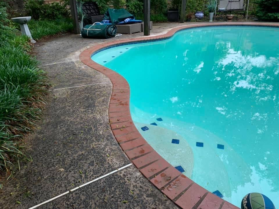 Before — pool deck