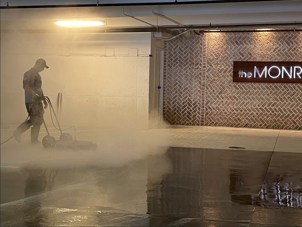 Commercial garage cleaning