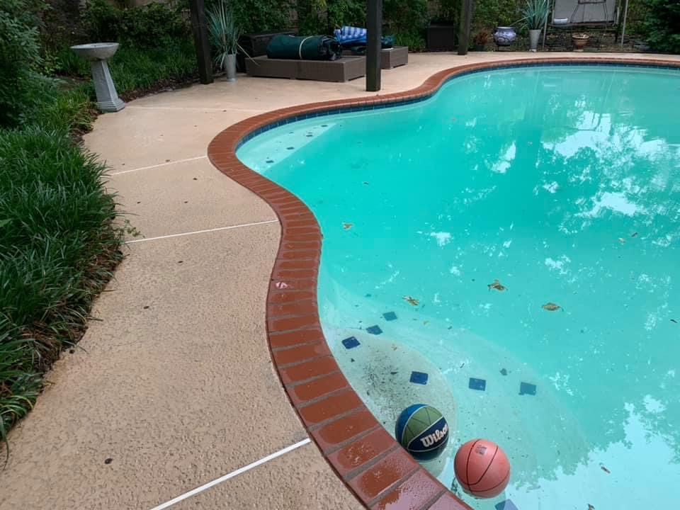 Pool deck restored