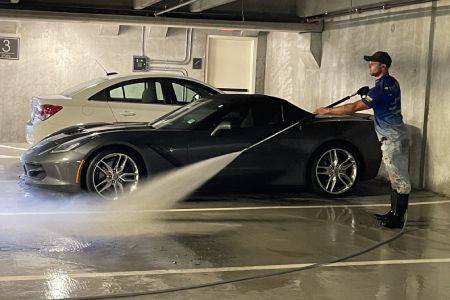 Parking Deck Cleaning